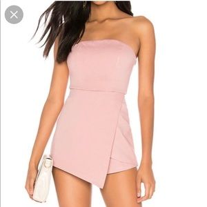 Superdown Avery Strapless Romper
